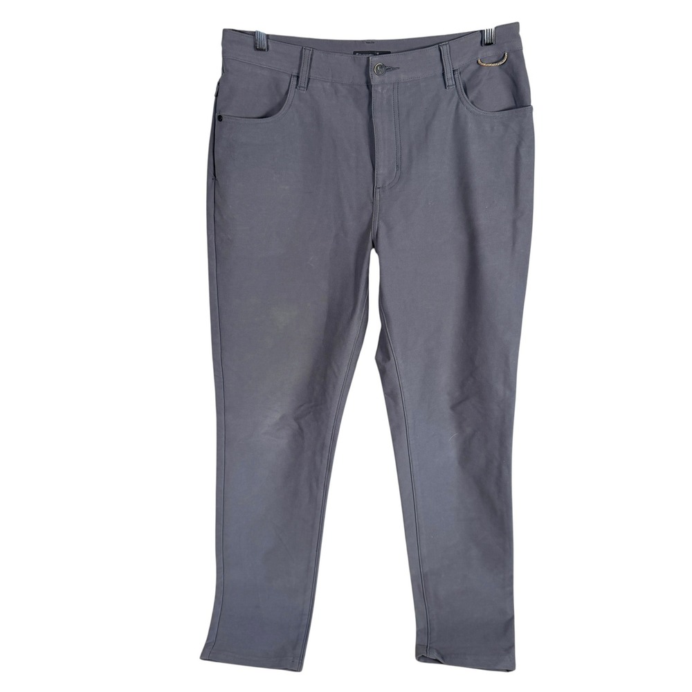 Backcountry Performance Pants Mens 32 Gray Stretch Technical Hiking Utility read
